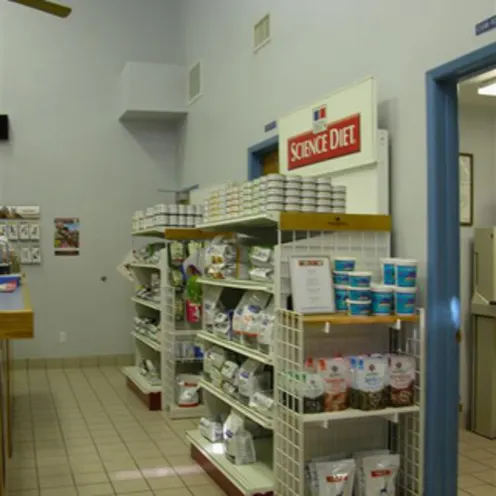 Pharmacy section at Ironwood Veterinary Clinic